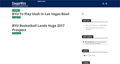 Desktop Screenshot of cougarwire.com